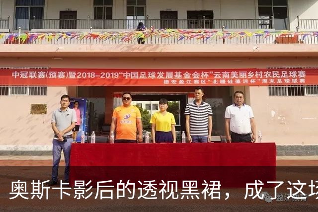 奥斯卡影后的透视黑裙，成了这场晚宴最大赢家